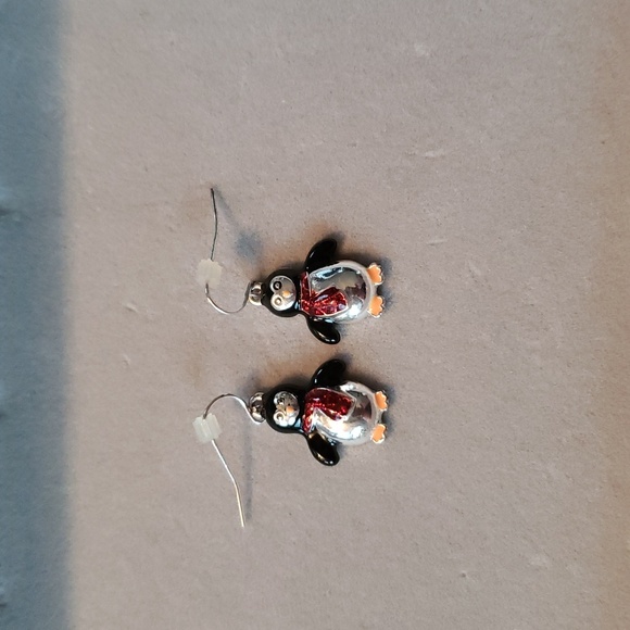 Penguin Drop Earrings - Picture 2 of 5